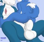  2019 5_fingers age_difference anal anal_penetration animal_humanoid anthro anthro_on_anthro anthro_penetrated anthro_penetrating anthro_penetrating_anthro anus balls biceps biped blue_body blue_fur blue_skin butt canid canid_humanoid canine canine_humanoid canis cub digimon digimon_(species) digital_media_(artwork) domestic_dog dragon duo erection fingers fur gaomon hair hi_res human humanoid humanoid_penis interspecies looking_at_viewer magnamon male male/male male_penetrated male_penetrating male_penetrating_male mammal mammal_humanoid muscular muscular_male nipples nude open_mouth penetration penis reptile scalie scar sex simple_background size_difference smile sveemon veemon video_games white_body white_fur wolf young 