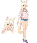  1girl blonde_hair blue_eyes coconut_(sayori) heterochromia long_hair nekopara official_art yellow_eyes 