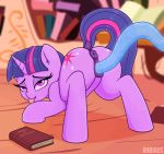  2d_animation animated anus bnbigus book butt cutie_mark equid female female_penetrated feral friendship_is_magic horn mammal my_little_pony penetration pussy raised_tail solo tentacle_sex tentacles twilight_sparkle_(mlp) unicorn vaginal vaginal_penetration 