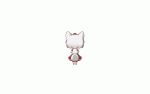  animal_ears animated chibi inubashiri_momiji maitora tail touhou white wolfgirl 