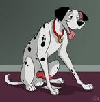  101_dalmatians canine dalmatian disney dog feral klaus_doberman knot male mammal penis pongo solo 