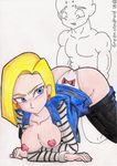  android_18 dragon_ball_z krillin tagme 