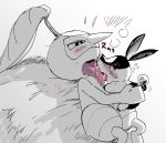  ambiguous_gender blush duo feral french_kissing humanoid kissing nintendo nuzleaf pok&eacute;mon pok&eacute;mon_(species) pok&eacute;mon_mystery_dungeon size_difference tepig tongue tongue_out video_games うきゅ 