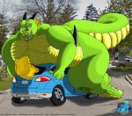  bodily_fluids car crush dragon gary genital_fluids heavy hi_res horny_(disambiguation) male male/male obese overweight penetration penis precum sex sr71beta ssbbm ssbhm swell vehicle wideload 