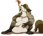  ambiguous_gender ambiguous_prey anthro belly big_belly big_breasts breasts digital_media_(artwork) featureless_breasts felid female female/ambiguous female_pred germania hyaenid lion mammal muscular muscular_female neck_bulge oral_vore pantherine pyc-art spotted_hyena swallowing vore 