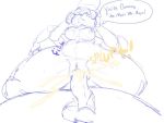  2019 4:3 big_butt butt crossing digital_media_(artwork) female fur huge_butt invalid_tag isabelle lewnoli nude penis pussy simple_background sketch thick_thighs video_games wide_hips 
