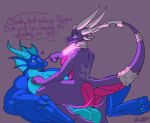  activision anthro balls breasts cowgirl_position cynder dialogue dragon duo english_text female infidelity male male/female on_top penetration sex spyro_the_dragon text vaginal vaginal_penetration video_games wingedwilly 