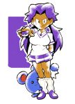  ambiguous_gender black_eyes blue_body blue_skin bottomwear clothing duo female footwear hair human human_focus inkerton-kun lass_(pok&eacute;mon) legwear mammal marill nintendo not_furry_focus pigtails pok&eacute;ball pok&eacute;mon pok&eacute;mon_(species) purple_bottomwear purple_clothing purple_footwear purple_hair purple_shoes purple_skirt school_uniform shoes simple_background skirt socks twintails_(hairstyle) uniform video_games white_body white_skin 