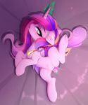  2019 absurd_res arthropod bed changeling dildo equid feathered_wings feathers female feral friendship_is_magic furniture hair hi_res horn looking_at_viewer magic magnaluna mammal masturbation multicolored_hair my_little_pony penetration princess_cadance_(mlp) pussy queen_chrysalis_(mlp) sex_toy solo tongue tongue_out toying_self vaginal vaginal_masturbation winged_unicorn wings 