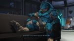  16:9 3d_(artwork) 4k absurd_res alien balls bodily_fluids dialogue digital_media_(artwork) foreskin frenulum genital_fluids hi_res humanoid_penis krogan looking_at_viewer male mass_effect multi_balls muscular muscular_male nude on_couch penis precum presenting presenting_balls presenting_penis retracted_foreskin rooking sitting solo spread_legs spreading uncut unseen_character video_games 