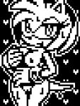  &lt;3 amy_rose bodily_fluids breasts digital_media_(artwork) dreamcast eulipotyphlan female hedgehog is_(artist) low_res mammal monochrome nipples pixel_(artwork) pussy sonic_the_hedgehog_(series) sweat vmu 