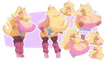  activision ahegao bandicoot big_breasts big_butt bigdad blonde_hair bottomwear breasts butt clothing crash_bandicoot_(series) female fingerless_gloves footwear gloves hair hair_over_eye handwear high_heels hotpants huge_breasts leg_warmers legwear looking_pleasured mammal marsupial model_sheet nipples shoes shorts simple_background solo stockings tawna_bandicoot tongue tongue_out video_games 