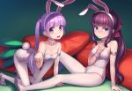  animal_ears athrun1120 bunny_ears bunny_girl new_game! pantyhose suzukaze_aoba takimoto_hifumi 