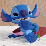  1:1 2019 3d_(artwork) 4_fingers 4_toes alien anal_beads balls bed black_claws black_eyes blue_body blue_nose blue_pawpads claws digital_media_(artwork) disney experiment_(lilo_and_stitch) experiment_pod fingers furniture hi_res lilo_and_stitch male no-name-no-problem notched_ear open_mouth open_smile pawpads penis pillow sex_toy small_balls smile solo stitch_(lilo_and_stitch) toes 