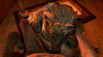  16:9 2019 3d_(artwork) anthro argonian bethesda_softworks carpet chair claws digital_media_(artwork) duo feathers felid first_person_view furniture handjob hi_res horn humanoid inside khajiit male male/male mammal nude oral outrightlizardly penile penis reptile scales scalie sex sitting skyrim source_filmmaker the_elder_scrolls video_games 