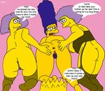  bart_simpson marge_simpson patty_bouvier selma_bouvier sino the_simpsons 