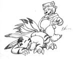  bearmon digimon elecmon glenn tagme 