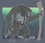  blizzard_entertainment braided_hair canid canine hair male mammal orik simona solo video_games warcraft were werecanid werecanine worgen 