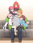  5-toubun_no_hanayome kongbai nakano_ichika nakano_itsuki nakano_miku nakano_nino nakano_yotsuba pantyhose seifuku uesugi_fuutarou 