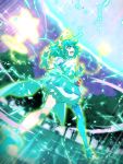  1girl boots cure_milky green_eyes green_hair hagoromo_lala precure short_hair star_twinkle_precure thigh_boots thighhighs tj-type1 