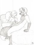  2014 anthro anthro_on_anthro balls bed bodily_fluids breasts canid canine cousins cub cum cum_in_mouth cum_inside cum_on_face cum_on_tongue cum_string duo eyes_closed female fluffy fox furniture genital_fluids grabbing_sheets handjob hi_res humanoid_penis incest kneeling looking_at_another looking_at_partner malachyte male male/female mammal nipples on_bed open_mouth penile penis red_fox sex silver_fox sitting small_breasts tongue tongue_out two-handed_handjob young 