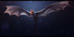  ambiguous_gender black_bars dragon feral hi_res sinistereternity solo spines spread_wings wings 