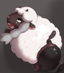  2019 anus bodily_fluids bovid caprine dildo dildo_sitting female feral fur hi_res horn large_penetration mammal nintendo open_mouth penetration pok&eacute;mon pok&eacute;mon_(species) pussy sex_toy slimefur solo tears vaginal vaginal_penetration video_games wool_(fur) wooloo 