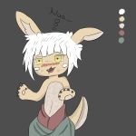  1:1 absurd_res hi_res made_in_abyss model_sheet nanachi 