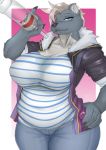  alcohol better_version_at_source beverage big_breasts breasts clothing curvy_figure female invalid_tag mammal omega56 ursid vodka voluptuous wet wide_hips 