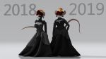  16:9 3d_(artwork) 3drender bottomwear bowsette_meme breasts c4d cinema4d clothing crown digital_media_(artwork) dress female hi_res invalid_tag longdress mammal mario_bros murid murine nintendo pose rat rodent sassy skeletorskeletonized skirt super_crown video_games 