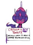  2019 ambiguous_gender antiherovivi english_text front_view hi_res nintendo poipole pok&eacute;mon pok&eacute;mon_(species) purple_body simple_background solo text ultra_beast video_games white_background 