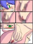  &lt;3 2017 amy_rose angelofhapiness butt butt_growth clitoris comic eulipotyphlan female flaccid gender_transformation hedgehog human human_to_anthro humanoid_penis intersex looking_pleasured male mammal mtf_transformation nude penis penis_shrinking pussy solo sonic_the_hedgehog_(series) species_transformation transformation 