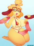  2019 4_fingers 5_toes animal_crossing anthro barefoot big_breasts bikini black_eyes breasts canid canine canis clothed clothing curvy_figure digital_media_(artwork) disembodied_penis domestic_dog english_text eyewear female fingers fur gangbang glasses group group_sex handjob hi_res hotkeke1 humanoid_penis isabelle_(animal_crossing) kneeling male male/female mammal multicolored_body multicolored_fur multicolored_penis nintendo nipple_piercing nipples partially_clothed pattern_background penile penis piercing pink_penis pussy red_clothing red_penis red_underwear sex shih_tzu short_stack signature simple_background slightly_chubby solo_focus surprise swimwear tan_penis text thick_thighs thigh_sex toes toy_dog underwear video_games voluptuous white_pupils wide_hips yellow_body yellow_fur yellow_pussy 