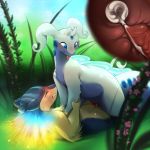  1:1 2019 blue_eyes day detailed_background digital_media_(artwork) female female_penetrated goodra grass hi_res lying male male/female male_penetrating male_penetrating_female mangobird nintendo on_back outside penetration pok&eacute;mon pok&eacute;mon_(species) sky typhlosion uterus vaginal vaginal_penetration video_games 