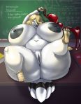  2019 absurd_res anthro areola avian big_breasts big_butt bird breasts butt clothing english_text eyelashes feathers female hair hair_over_eye half-closed_eyes hi_res huge_breasts huge_butt inviting looking_at_viewer narrowed_eyes nipples non-mammal_breasts nude obese obese_female one_eye_obstructed open_mouth overweight overweight_female pussy seductive smile solo text vdisco white_body white_feathers 