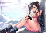  animal bird black_hair mary_(pokemon) panties pedo0201 pokemon twintails underwear 