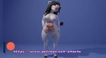  3d_(artwork) animated anthro bovine cattle digital_media_(artwork) female mammal nipples nude omochalaroo patreon pussy solo teats udders 