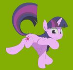  baigak equid eyelashes female feral friendship_is_magic hi_res horn looking_at_viewer mammal my_little_pony raised_tail simple_background solo twilight_sparkle_(mlp) unicorn 