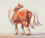  animal_genitalia animal_pussy applejack_(mlp) conditional_dnp equid equine equine_pussy female feral friendship_is_magic hi_res horse jotun22 looking_back mammal my_little_pony pony pussy simple_background solo 