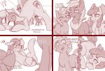  absurd_res anus apple_bloom_(mlp) babs_seed_(mlp) big_macintosh_(mlp) comic dialogue equid fearingfun female feral friendship_is_magic hi_res horn male mammal my_little_pony pussy sweetie_belle_(mlp) unicorn 