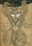  abs anthro balls digimon digimon_(species) dragon english_text exveemon eyes_closed flaccid horn humanoid_penis male monochrome muscular muscular_male nude pecs penis scalie simple_background solo text tush uncut vein veiny_penis 