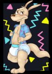  2019 anthro blush clothing diaper invalid_tag kangaroo macropod male mammal marsupial nickelodeon pukaa rocko&#039;s_modern_life rocko_rama shirt solo topwear underwear 