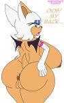  anthro anus big_breasts big_butt breasts butt chiropteran flamez habbodude huge_breasts huge_butt mammal nude pussy rouge_the_bat sonic_the_hedgehog_(series) 