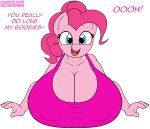  anthro badgerben big_breasts breasts cleavage clothed clothing equid equine female friendship_is_magic habbodude huge_breasts mammal my_little_pony nipple_outline pinkie_pie_(mlp) 