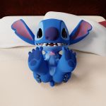  1:1 2019 3d_(artwork) 4_toes alien anus balls bed black_claws black_eyes blue_body blue_nose blue_pawpads butt claws digital_media_(artwork) disney empty_eyes experiment_(lilo_and_stitch) furniture hi_res lilo_and_stitch looking_at_viewer lying male no-name-no-problem notched_ear on_back open_mouth open_smile pawpads penis pillow small_balls small_tail smile solo spread_butt spreading stitch_(lilo_and_stitch) toes 