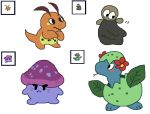  black_eyes blue_body blue_skin blush egg fak&eacute;mon flowaby flower fungio fungus green_body green_skin grey_body grey_skin gui&ntilde;ette lizard mossworm mushroom orange_body orange_skin plant pok&eacute;mon_quartz progon purple_body purple_skin reptile scalie turtle 