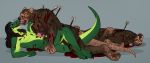  anthro arrow blood bodily_fluids death deermary gore hammer kissing male male/male mammal murid murine rat reptile rodent scalie skaven snuff tongue tools warhammer warhammer_(franchise) warhammer_fantasy wounded 