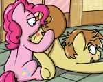  2019 5:4 anal blush bodily_fluids cutie_mark digital_media_(artwork) duo earth_pony equid equine feather_bangs_(mlp) female feral friendship_is_magic hair horse male mammal my_little_pony open_mouth oral pinkie_pie_(mlp) pokefound pony rimming sex smile tongue 