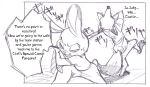  ! 2016 angry anthro bottomwear canid canine clothed clothing comic dialogue disney duo edit english_text fox fully_clothed fur hard_translated judy_hopps lagomorph leporid mammal masuchonn monochrome necktie nick_wilde pants rabbit red_fox shirt speech_bubble t-shirt text topwear translated zootopia 