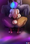  2019 absurd_res anthro big_breasts breasts bunny_costume clothed clothing costume digital_media_(artwork) dragk equid equine fake_ears female footwear friendship_is_magic fur hair hi_res high_heels horn horse huge_breasts legwear male mammal my_little_pony princess_celestia_(mlp) shoes thick_thighs 